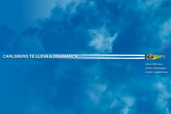 Postal card Carlsberg Canary Islands - 2001